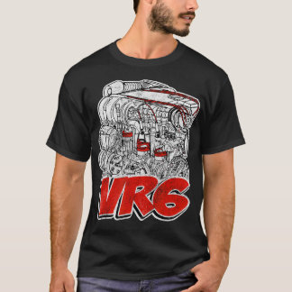 VR6 Motor gestört Design T-Shirt