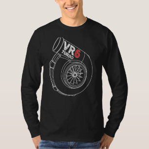 Vr6 Turbo Engine 6 Hubraum Tuning Mk1 Mk2 Mk3 T-Shirt