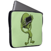 VR alien Laptopschutzhülle (Vorne Rechts)