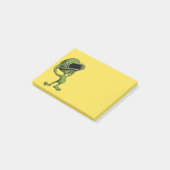 VR alien Post-it Klebezettel (angewinkelt)