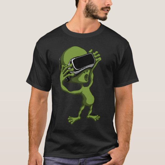 VR alien T-Shirt (Vorderseite)