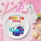 VR Birthday Boy Gamer Party Group Matching  Pappteller (Party)