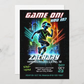 VR Birthday Einladung Gaming Party Einladung (Vorne/Hinten)