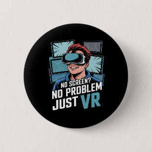 VR-Brille für Gamer, die erweiterte Realität erkun Button