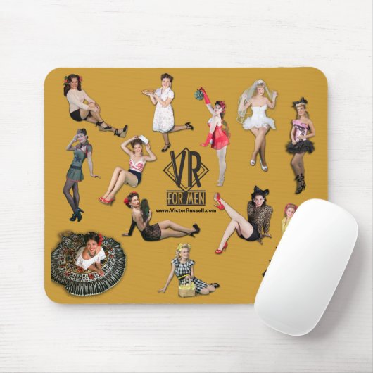 VR "FÜR MÄNNER" Pinup Mousepad (Mit Mouse)