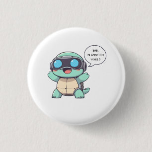 VR-Gamer-Schildkröte "BRB In Einer Anderen Welt" K Button