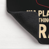 Vr Gamer Stand Ck Things Will Get Crazy Design  Mousepad (Ecke)