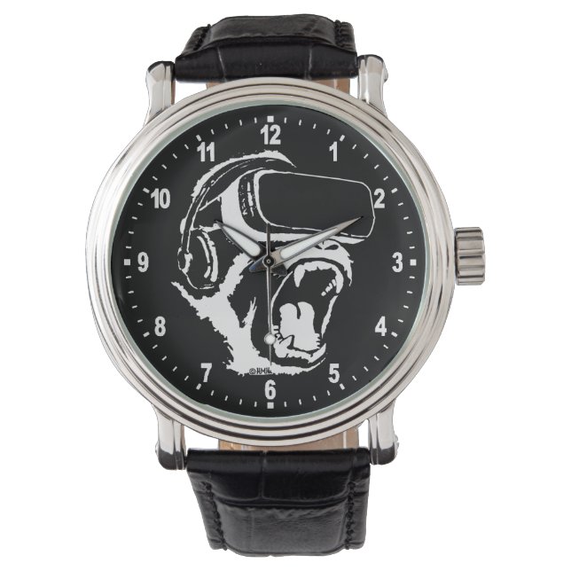 VR Gorilla Armbanduhr (Vorderseite)