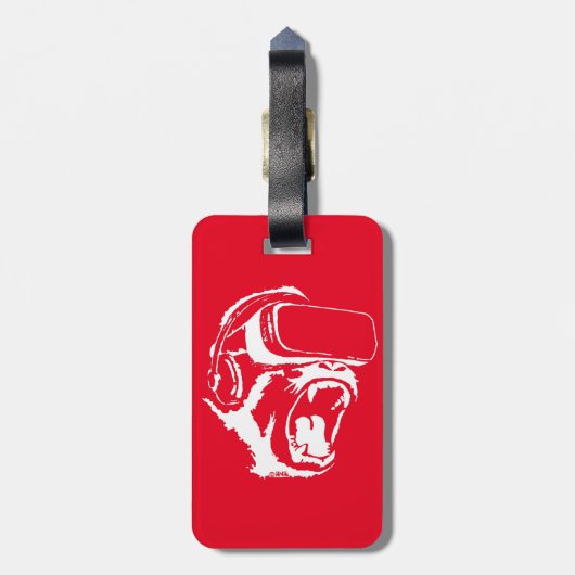 VR Gorilla Gepäckanhänger (Rückseite vertikal)