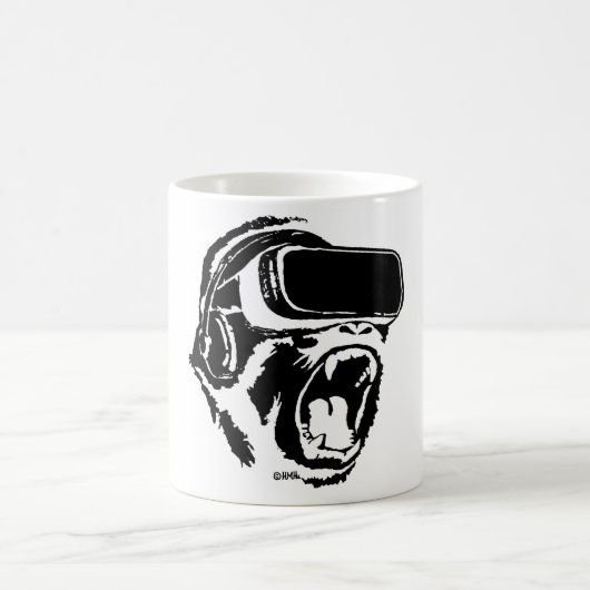 VR Gorilla Kaffeetasse (Mittel)