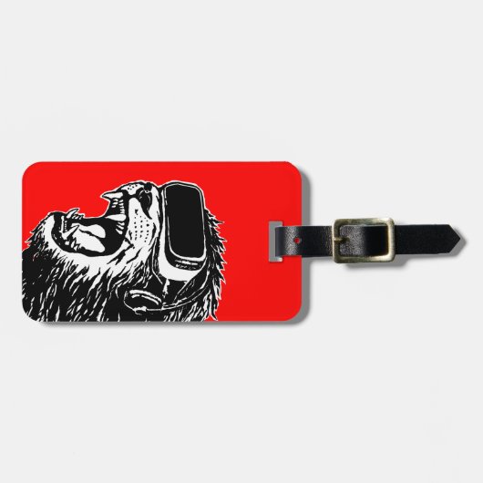 VR Löwe Gepäckanhänger (Vorderseite horizontal)