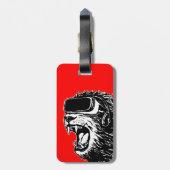 VR Löwe Gepäckanhänger (Rückseite vertikal)