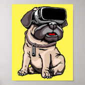 VR-Mops Poster (Vorne)