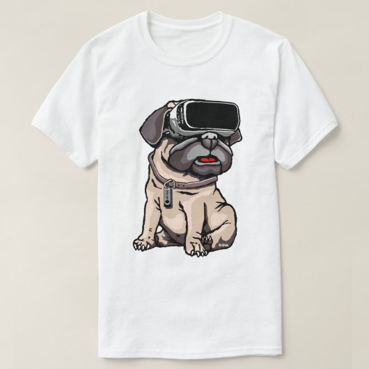 VR Mops T-Shirt (Design vorne)