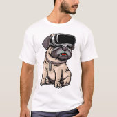 VR Mops T-Shirt (Vorderseite)