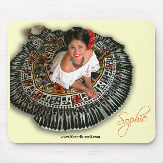 VR Pinup Mousepad - Sophie (Vorne)