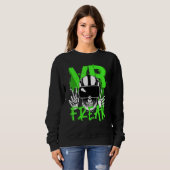 Vr Player Virtual Reality Freak Gamer Sweatshirt (Vorne ganz)