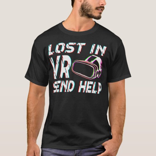 Vr-Spieler Vr-Player Virtual Reality Vr-Spiel Vide T-Shirt (Vorderseite)