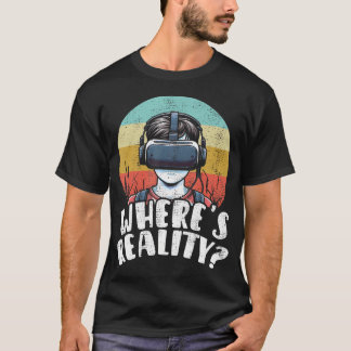 Vr-Spieler Vr-Player Virtual Reality Vr-Spiel Vide T-Shirt