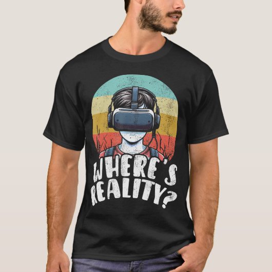 Vr-Spieler Vr-Player Virtual Reality Vr-Spiel Vide T-Shirt (Vorderseite)