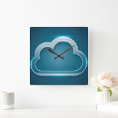 VR Sport Square Wall Uhr (Zuhause)