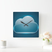 VR Sport Square Wall Uhr (Zuhause)