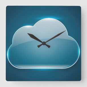 VR Sport Square Wall Uhr