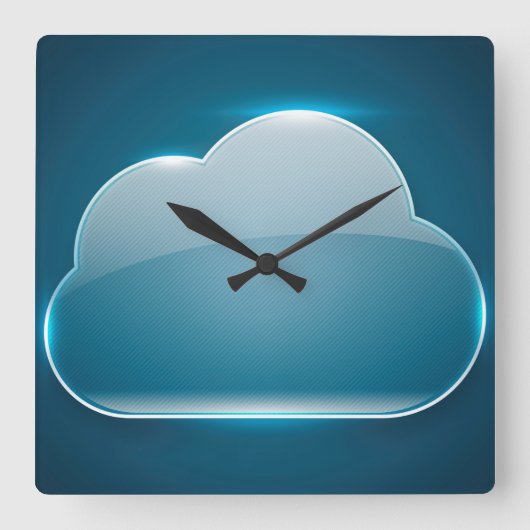 VR Sport Square Wall Uhr (Vorderseite)