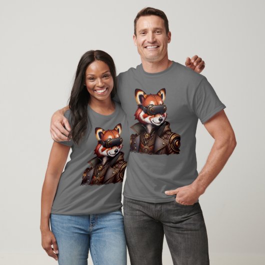 VR Steampunk Red Panda T-Shirt (Unisex)