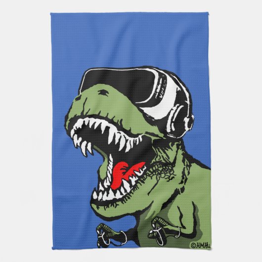 VR T-rex Handtuch (Vertikal)