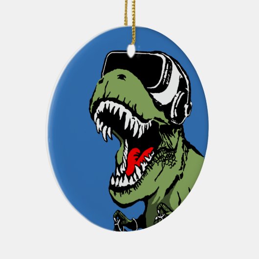 VR T-rex Keramik Ornament (Rechts)