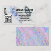 VR-Technologie | QR Code Business Card Visitenkarte (Vorne/Hinten)