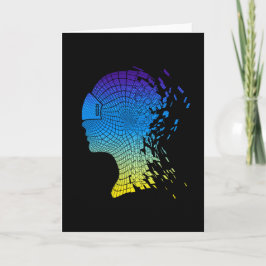 VR Virtual Reality-Headset-Design Karte