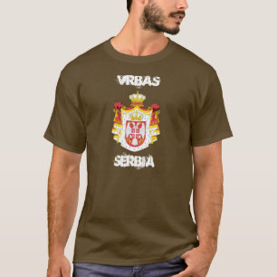 Vrbas, Serbien mit Wappen T-Shirt