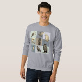 VRDS, Papageien, Eule, Tauben, Kookaburra Sweatshirt (Vorne ganz)