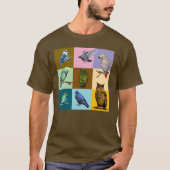 VRDS, Papageien, Eule, Tauben, Kookaburra T-Shirt (Vorderseite)