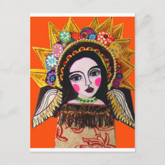 Vrgin von Guadalupe von Heather Galler Postkarte