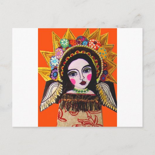 Vrgin von Guadalupe von Heather Galler Postkarte (Vorderseite)