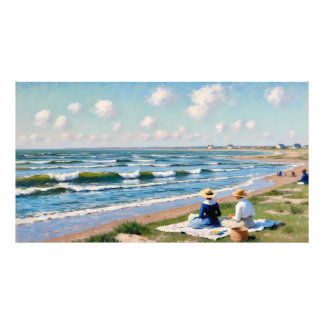 Vriendinnen aan de Kust Fotodruck