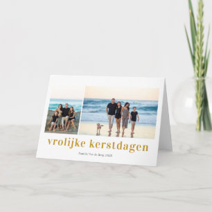 Vrolijk Kerstfeest 3 Fotocollage Kerstkaart Karte
