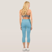 Vrolijk kerstfeest Auf Eis Capri Leggings (Rückseite)