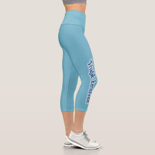 Vrolijk kerstfeest Auf Eis Capri Leggings