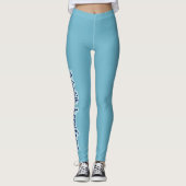 Vrolijk kerstfeest Auf Eis Leggings (Vorderseite)