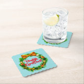 Vrolijk Kerstfeest Niederländisch Frohe Weihnachte Untersetzer (Vor Ort)