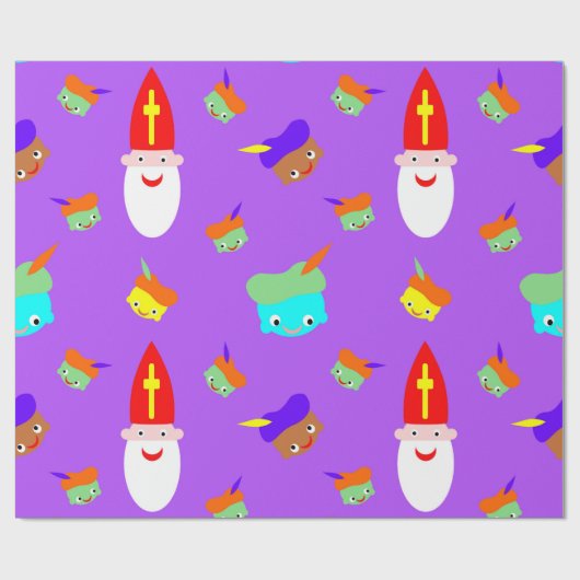 Vrolijk pakpapier geschenkpapier (Flach)