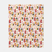 Vroom Honk Beep! Lastkraftwagen Fleecedecke (Vorderseite)