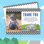 Vroom Racing Car Road Boy Foto Geburtstag Vielen D Postkarte<br><div class="desc">Vroom Vroom Racing Car auf einem Road Boy Foto Geburtstag Danke Postcard. Dieses Dankeschön Postcard ist perfekt für einen kleinen Jungen, der Lieben Rennwagen! Der zeichn des Autos auf der Straße in der Natur. Der Text von "Vroom Vroom Vroom" erinnert Ihren Liebsten an den Spaß, den sie an ihrem besonderen...</div>