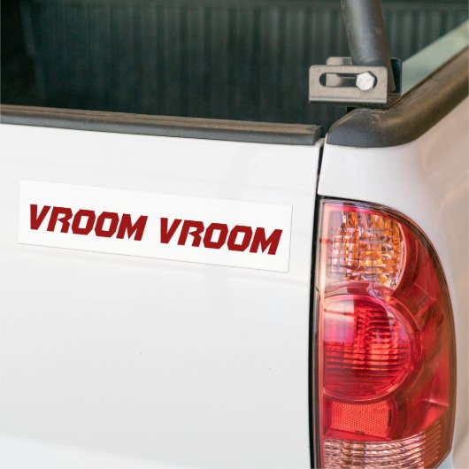 Vroom Vroom Autoaufkleber (Auf Lkw)