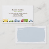 Vroom Vroom Cars Zimmermädchen Telefonnummerkarte (Vorne/Hinten)