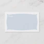 Vroom Vroom Cars Zimmermädchen Telefonnummerkarte (Rückseite)